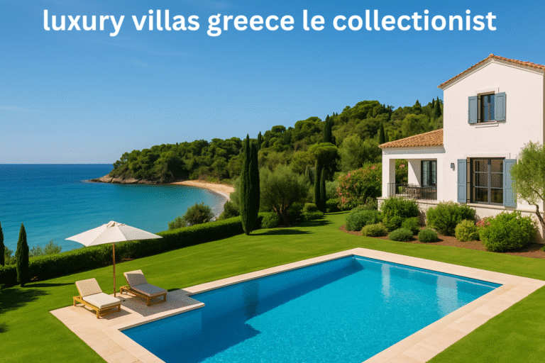 luxury villas greece le collectionist
