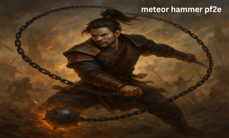 Meteor Hammer PF2e A Dynamic Guide to the Versatile Martial Weapon in Pathfinder 2nd Edition
